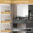 Vanity Desk with LED Light Strip, Large Drawer & 3-Level Storage