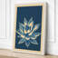 Lotus in Teal Botanical - Wrapped Canvas-1268253977-1268253991