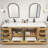 Carla Freestanding Bathroom Vanity with Double Sink-676853688-676853685