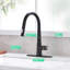 Robinet de cuisine extractible noir