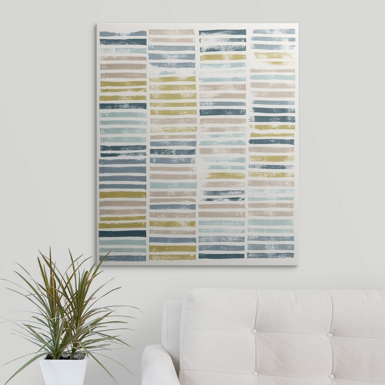 «Brodie-Gael Nature Rows I 'Grace Popp», impression, H 30 po x l 25 po x P 1,5 po, Toile