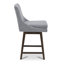 Tabouret de comptoir pivotant rembourré 26 po Zahara-114019149-76832099