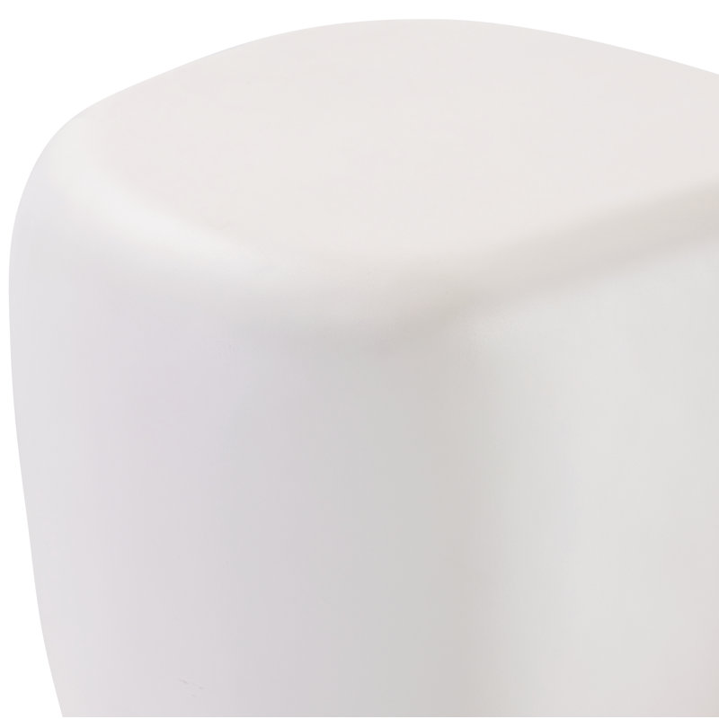 Bazaar Outdoor Free Form Side Table, White