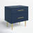 Baugh Glam Two Drawer Nightstand-703587670