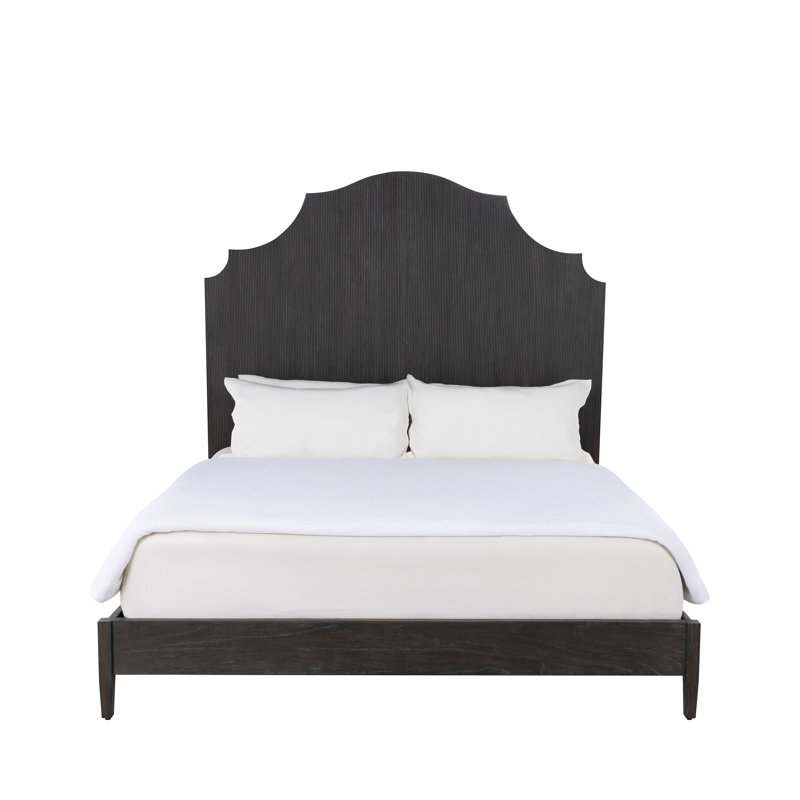 Princeton Bed, King, Cerused Forest Black