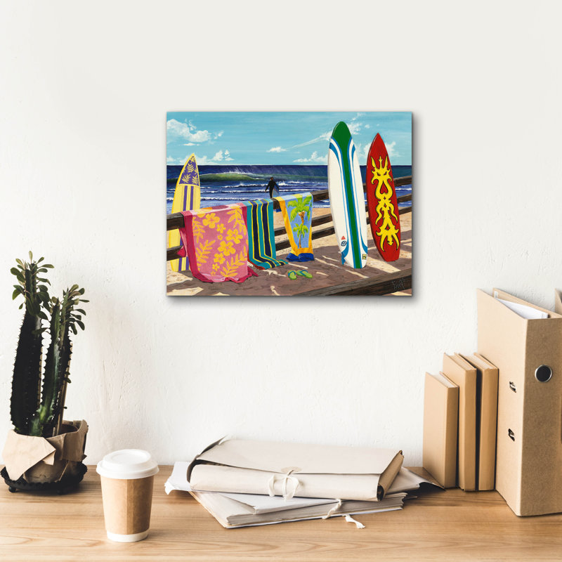«Warm Weather Gear» par Scott Westmoreland, H 12 po x l 16 po x P 0,75 po