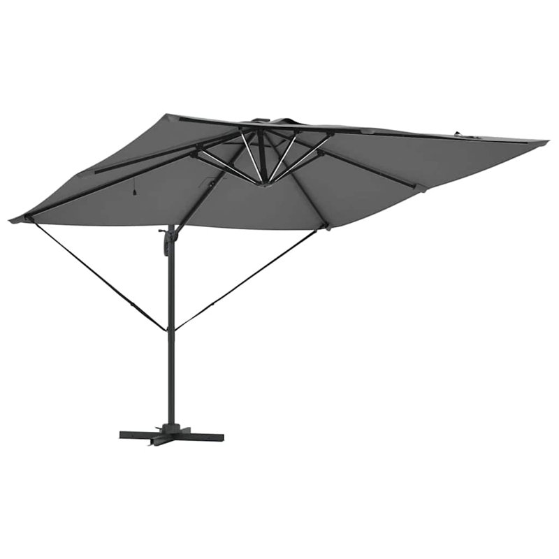 Cantilever Parasol, Anthracite, 270cm H x 285cm W x 285cm D