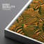 «Zebra Line Art Collage - Floater Frame», impression sur toile-63503182-63503183