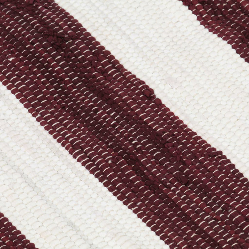 Anastasia Striped Hand Woven Area Rug, Runner 80 x 160cm