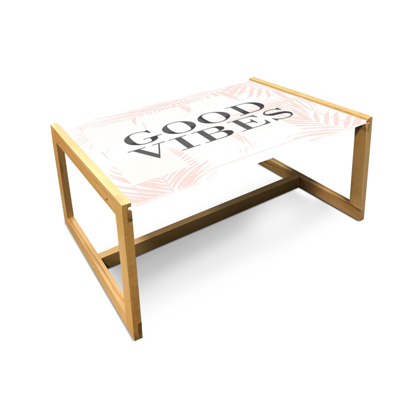 Jakyle Trestle Coffee Table, 40cm H x 91cm W x 62cm D