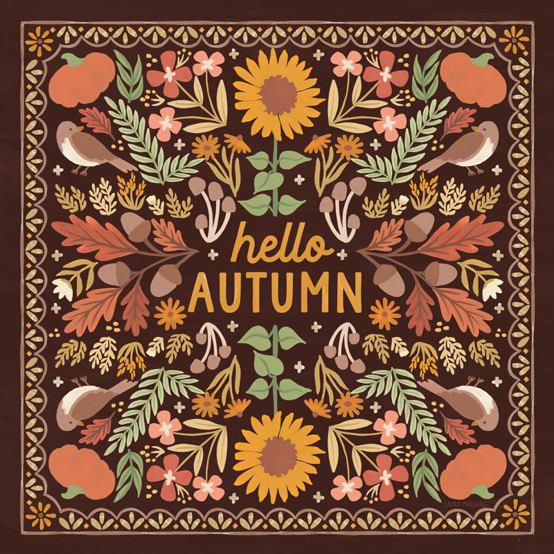 «Autumn Days X Dark» par Laura Marshall, H 36 po x l 36 po