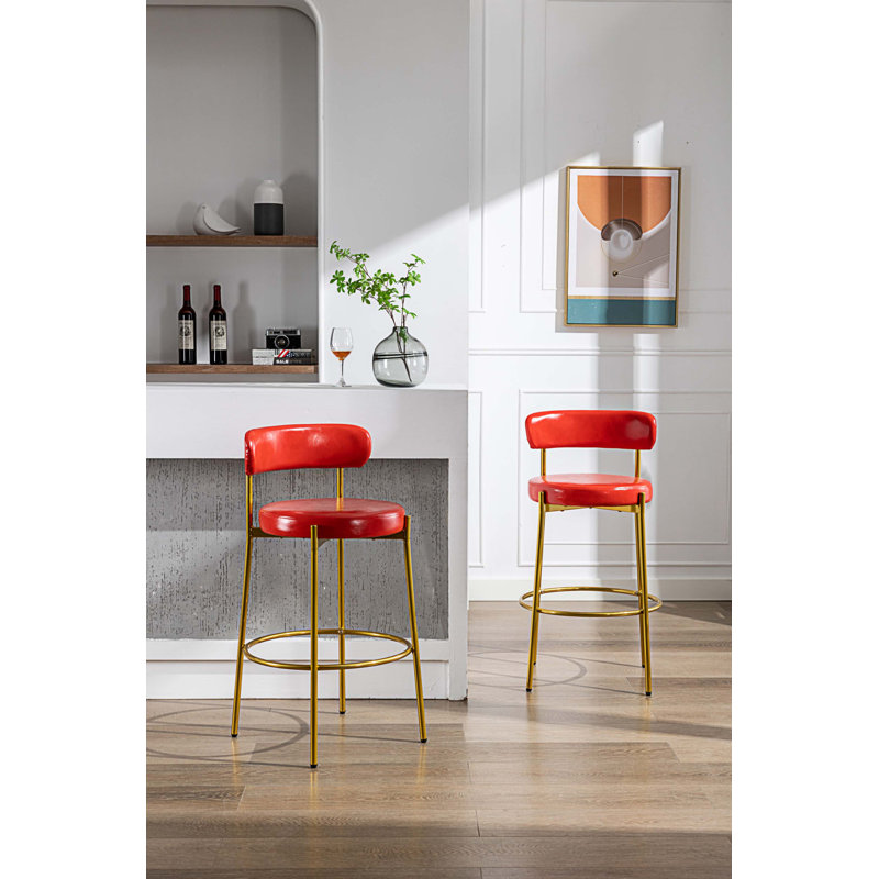 Tabouret 29,13 po, Rouge