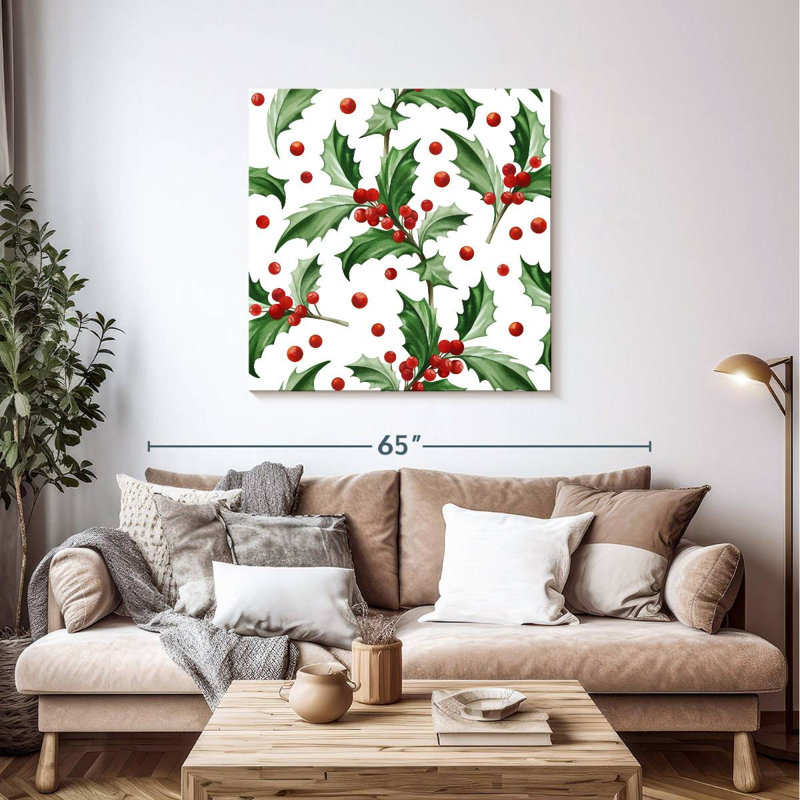 Harnek Holly Pattern, 39" H x 39" W