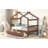 Pittston 2-Drawer Standard Bed Wooden House Bed-737687834-737687839