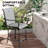2 Swivel Bar Stools With , High Mesh Fabric, Steel Frame For Outdoor Patio, Balcony, Poolside, Backyard, Gray (Two