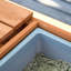 Outsunny Kids Picnic Table, Sand and Water, Benches, Kids 3-6, Brown