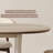 Cream-style solid wood rock plate dining table-1504704241
