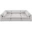 Canapé modulaire réversible de coin de 114 po avec repose-pieds Itoro-82751055