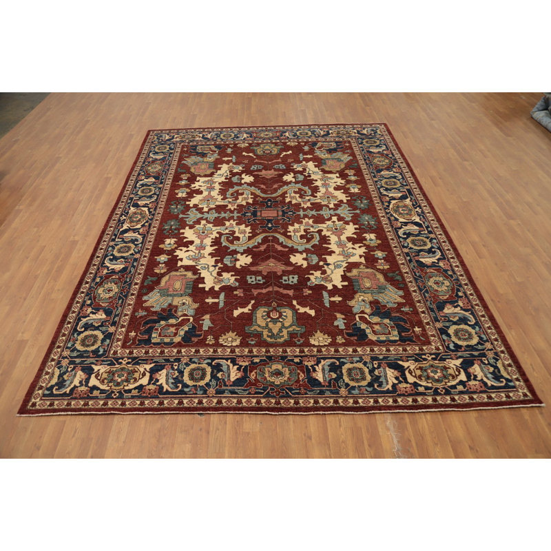 Tapis traditionnel à teinture végétale 9 x 12