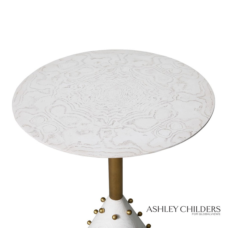 Spheres Drink Table, White