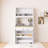 Foldable Dining Table With Storage Shelf And Side Hooks-2135956882
