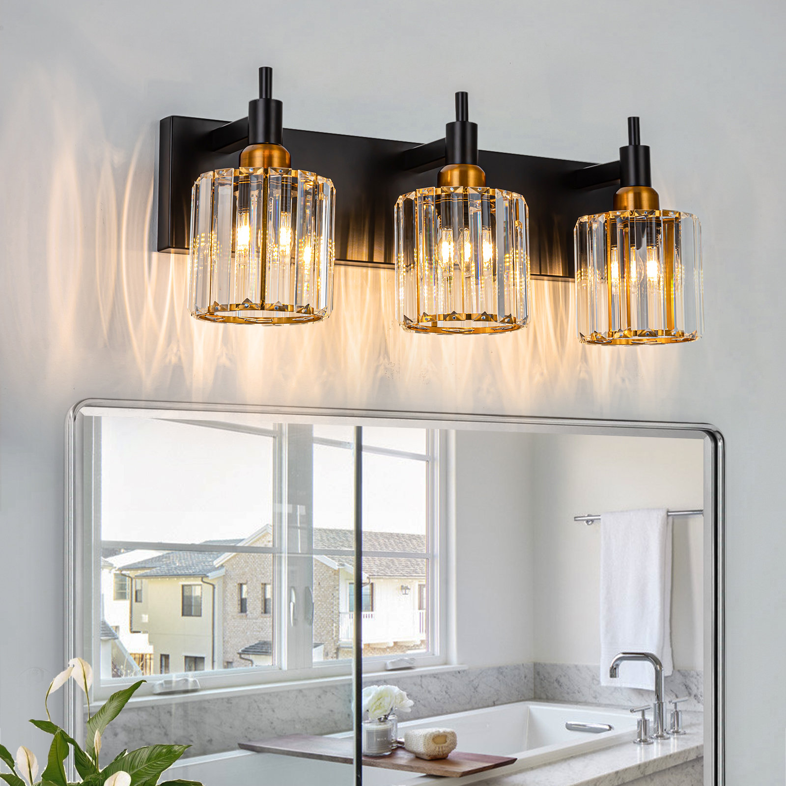 Everly Quinn Taevion Dimmable Vanity Light & Reviews | Wayfair