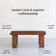 Adalhi Solid Wood Sled Coffee Table-905099979