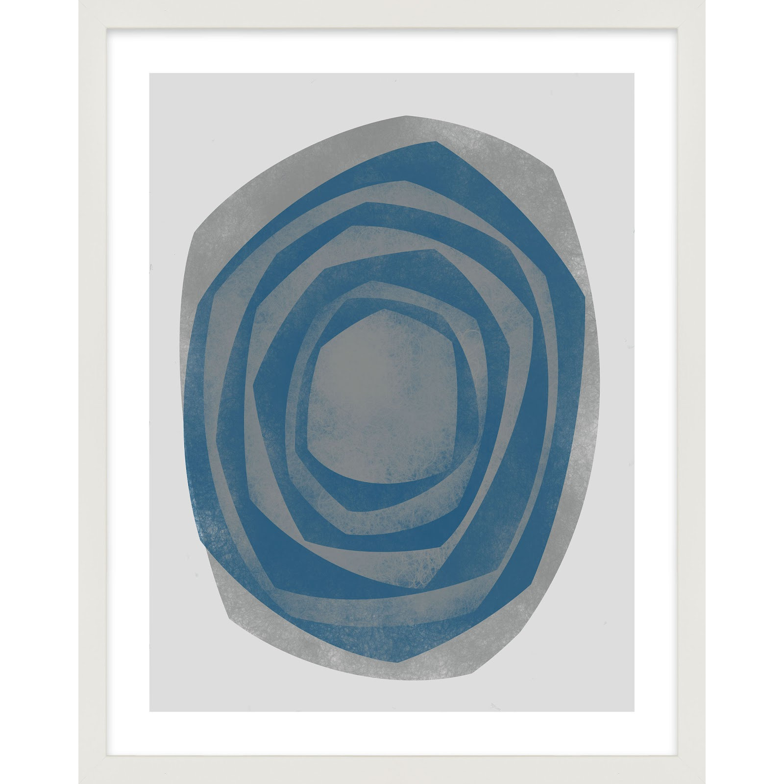 Vertigo 3 by Jacques Pilon, White, 50" H x 40" W x 1.25" D