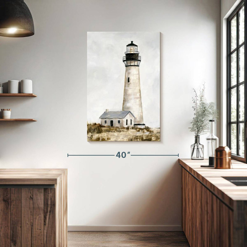 Rustic lighthouse ii Aletra, H 39 po x l 26 po