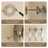 Dimmable Bathroom Vanity Light with Frosted Glass Shade-186880217-188272542