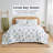 Blue Seashell Reversible Quilt Set with Shams-495084524-495084526