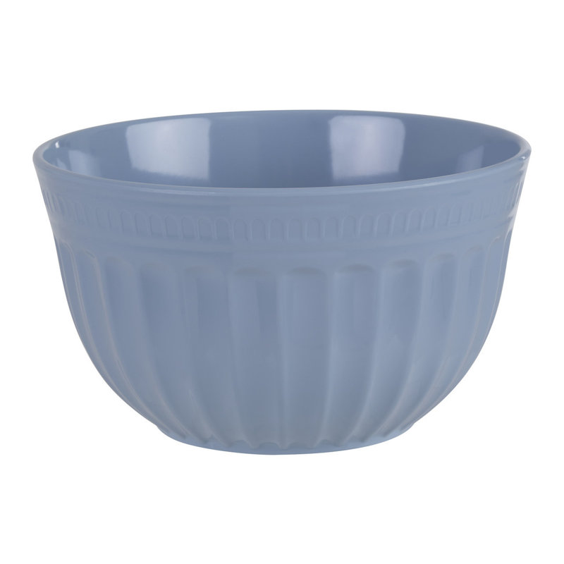Extra Large Melamine Mixing Bowl, Blue, 24 Cm