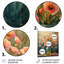 Bouquet de roses roses et vertes, pot de lait, art mural salon-55601665-218566504
