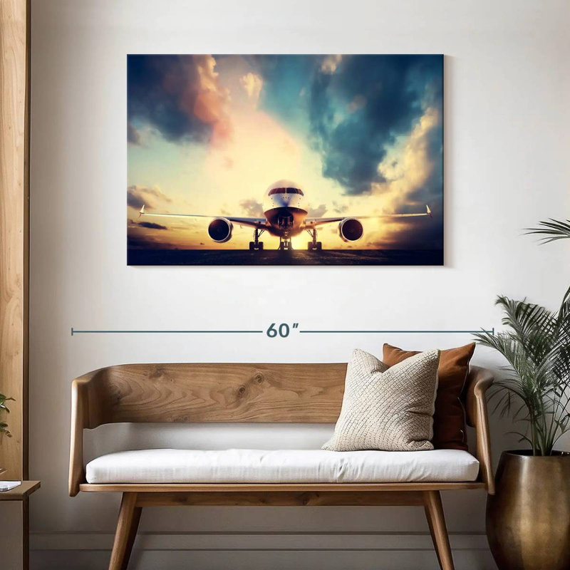Mehar Grounded Jet, 30" H x 45" W