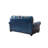 Modern Simple Blue Sofa Upholstered 62.9'' Sofa