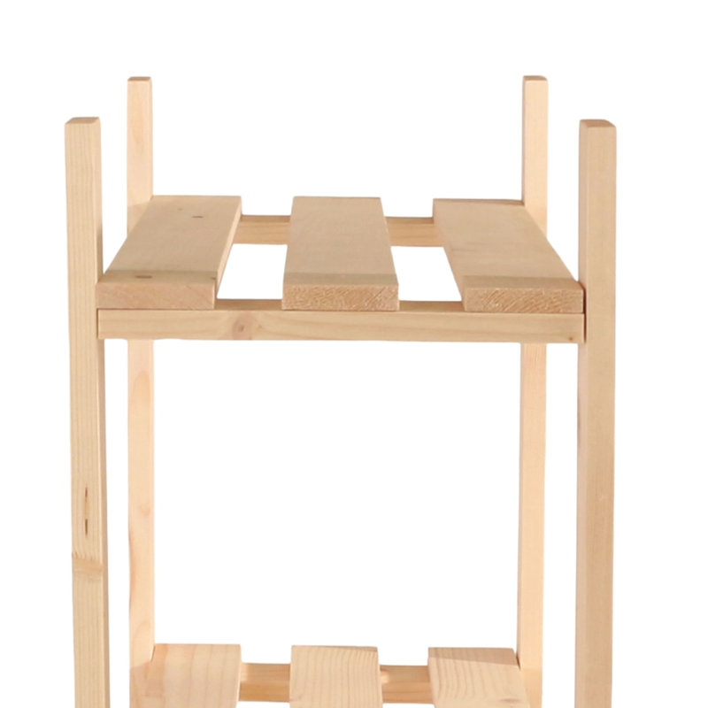 3-Shelf Utility Rack Storage Unit, Pre-sanded, 80cm H x 60cm W x 27cm D
