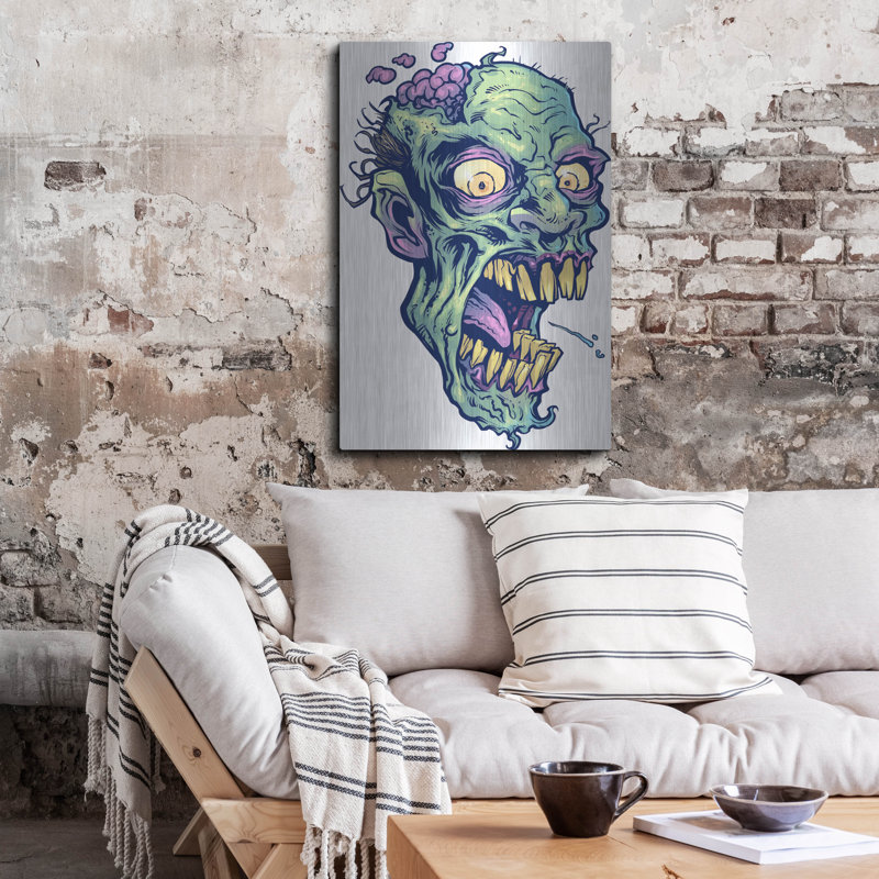 "Zombie Pattern Head 14" par Flyland Designs, H 36 po x l 24 po