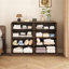 Commode élégante à 8 tiroirs avec façade en rotin, large commode en panneau de particules pour le rangement de la chambre à coucher et du salon moderne