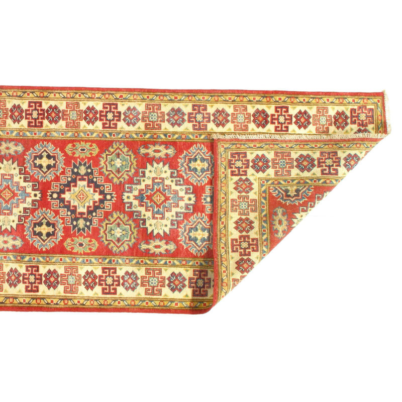 Kazak Hand Woven Wool Area Rug