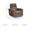 Fauteuil inclinable électrique avec système audio Monmouth