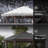 Sunjoy 15 x 15 ft. Octagon Hardtop Gazebo Black Aluminum Roof Gazebo with Metal Ceiling Hook