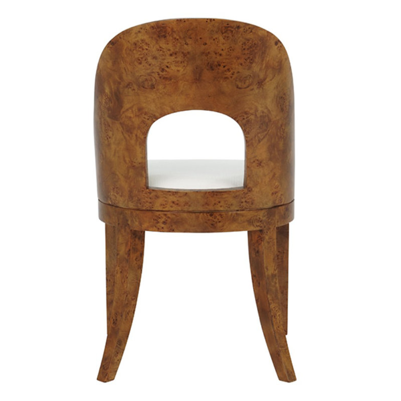 Rafferty Upholstered Dining Chair, Dark Brown