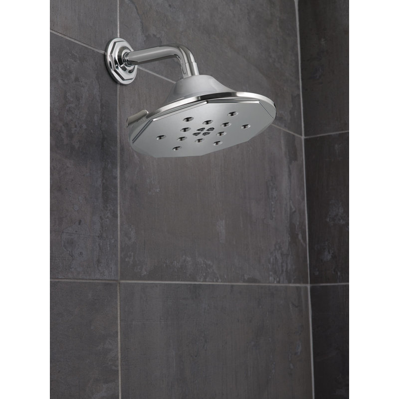 Rook® 4-Function Raincan Showerhead with H2OKinetic® Technology, Chrome