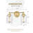 Izatt 2 - Light Dimmable Vanity Light