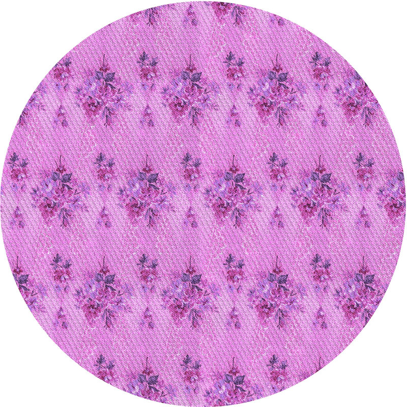 Floral Indoor Rug, Square 3'