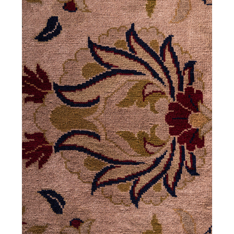 Overdyed Hand-Knotted Wool Modern-Contemporary Brown Area Rug 10' 3" x 13' 10"