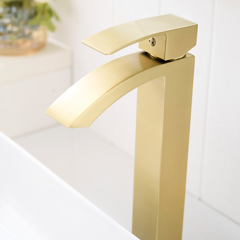 Robinet de salle de bain Modern, Or brossé