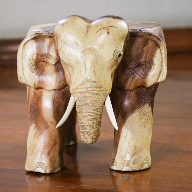 Dune Solid Wood Accent Stool