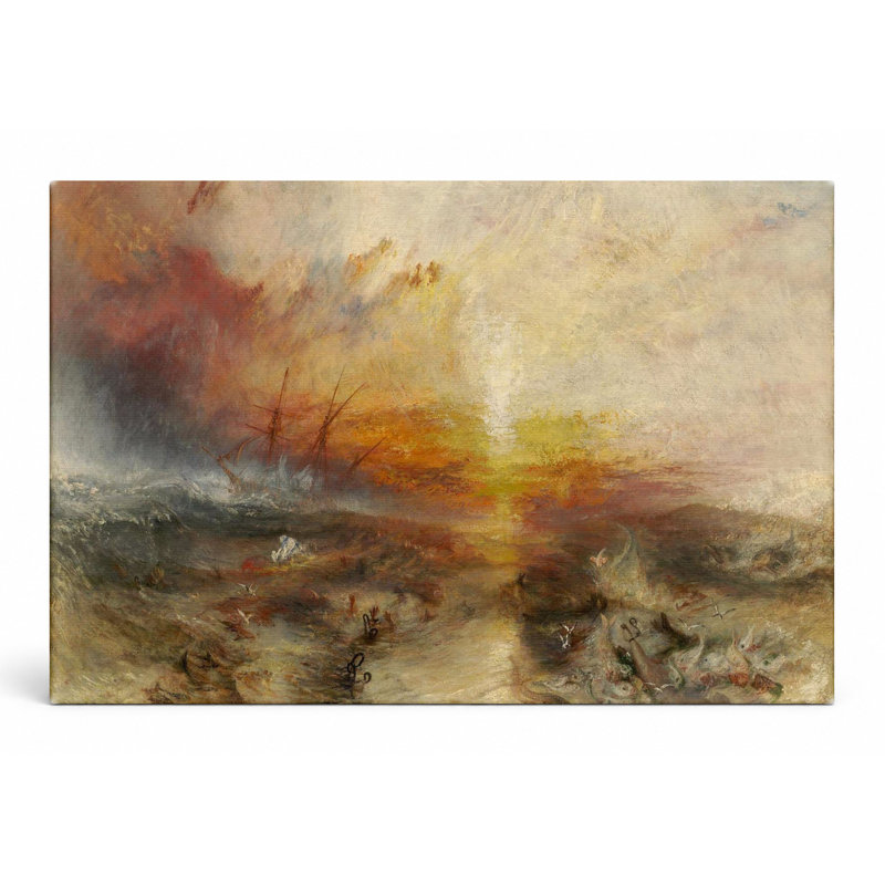 Le vaisseau des Esclaves, L 14 po x H 11 po