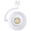 Orb LED Track Head 12 Watt 3000K/4000K/5000K CCT Selectable 36 Degree Beam Angle J-Style White 120 Volt-437724734-449373248-449373251